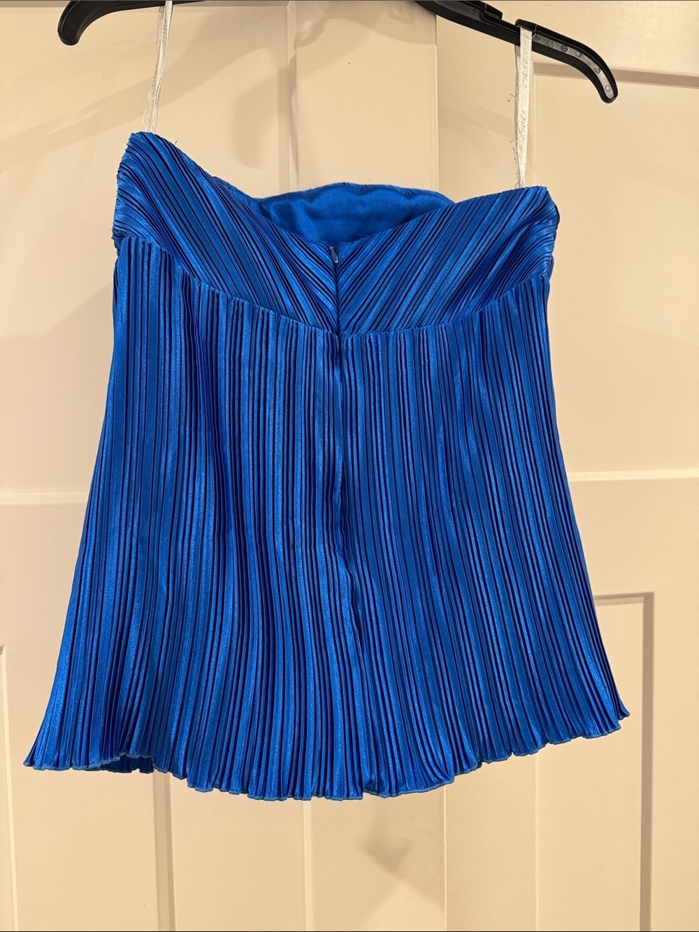 Lidee Vacances Strapless Pleated Top, Retails for $229, Royal Blue, US 4 AU 8 - Picture 8 of 9
